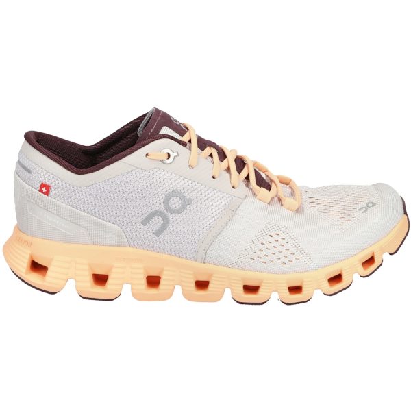 On Running Cloud X Silver Almond (Womens)