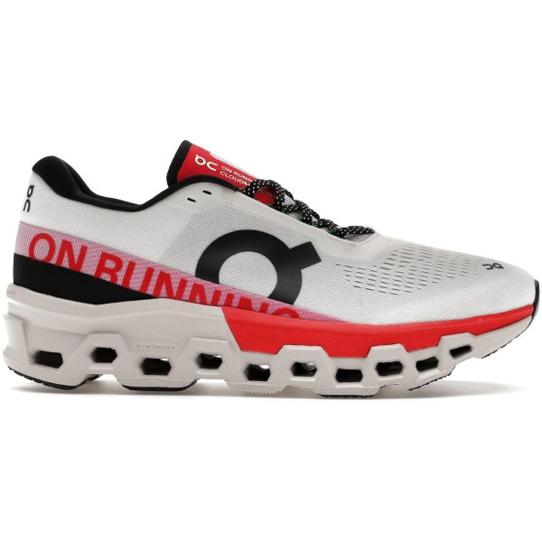 On Running Cloudmonster 2 Ivory Silver Red