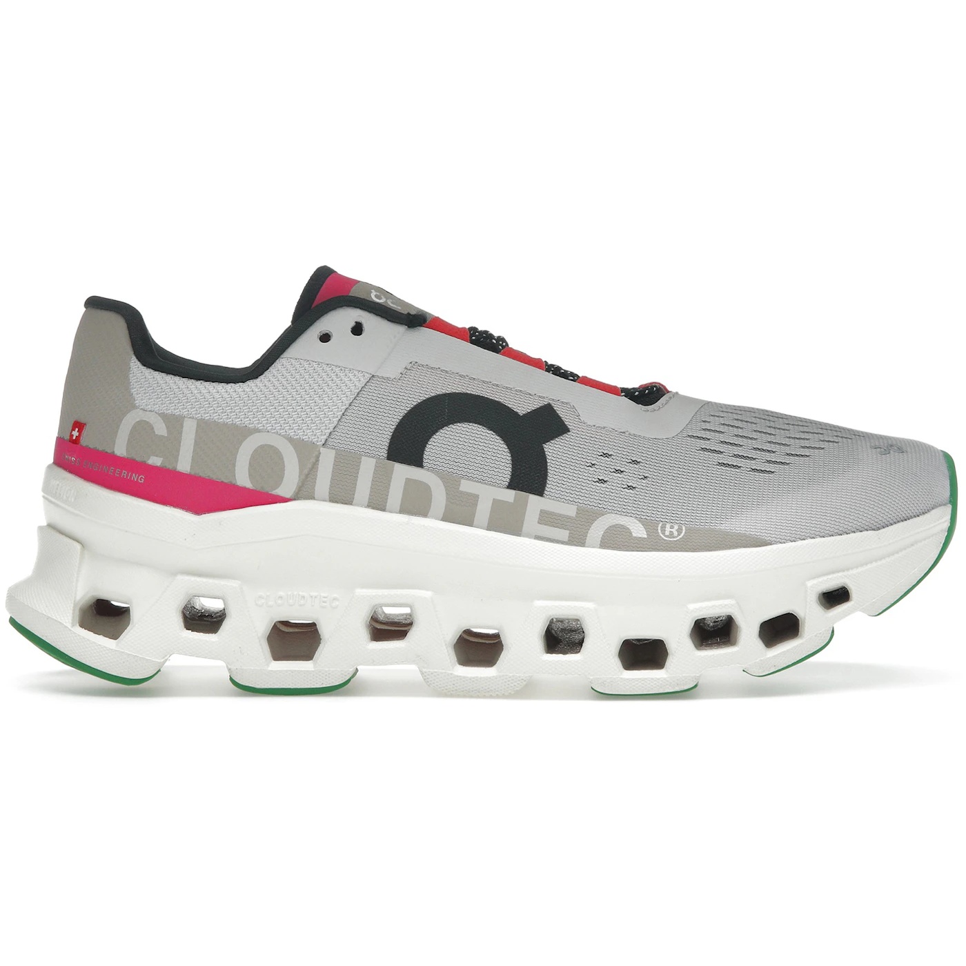 On Running Cloudmonster Silver Ivory (Womens) 2 On Running Cloudmonster Silver Ivory Womens 1