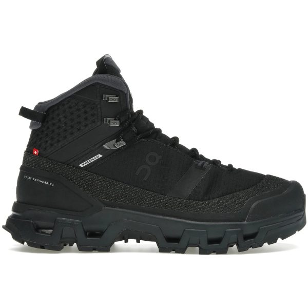 On Running Cloudrock Trek Waterproof Black (Womens)