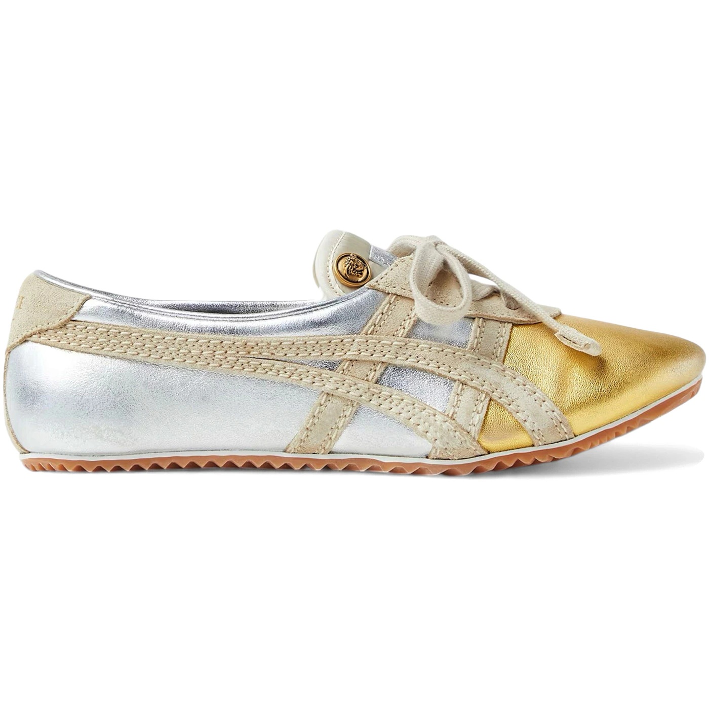 Onitsuka Tiger Tai-Chi Sakura Metallic Versace Silver Gold (Womens) 1 Onitsuka Tiger Tai Chi Sakura Metallic Versace Silver Gold Womens 3