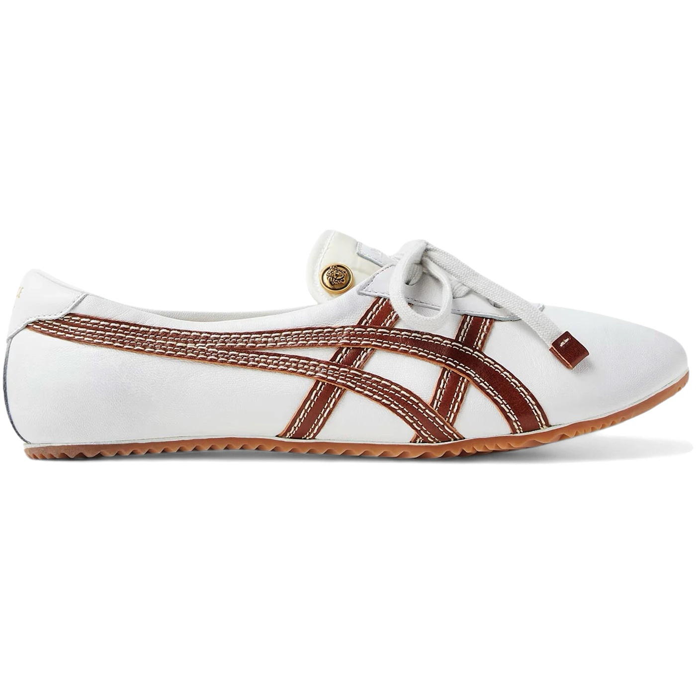 Onitsuka Tiger Tai-Chi Sakura Nappa Versace Brown White 2 Onitsuka Tiger Tai Chi Sakura Nappa Versace Brown White 3