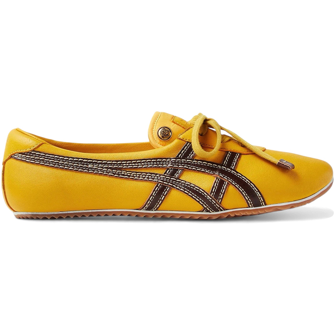 Onitsuka Tiger Tai-Chi Sakura Nappa Versace Brown Yellow 1 Onitsuka Tiger Tai Chi Sakura Nappa Versace Brown Yellow 1