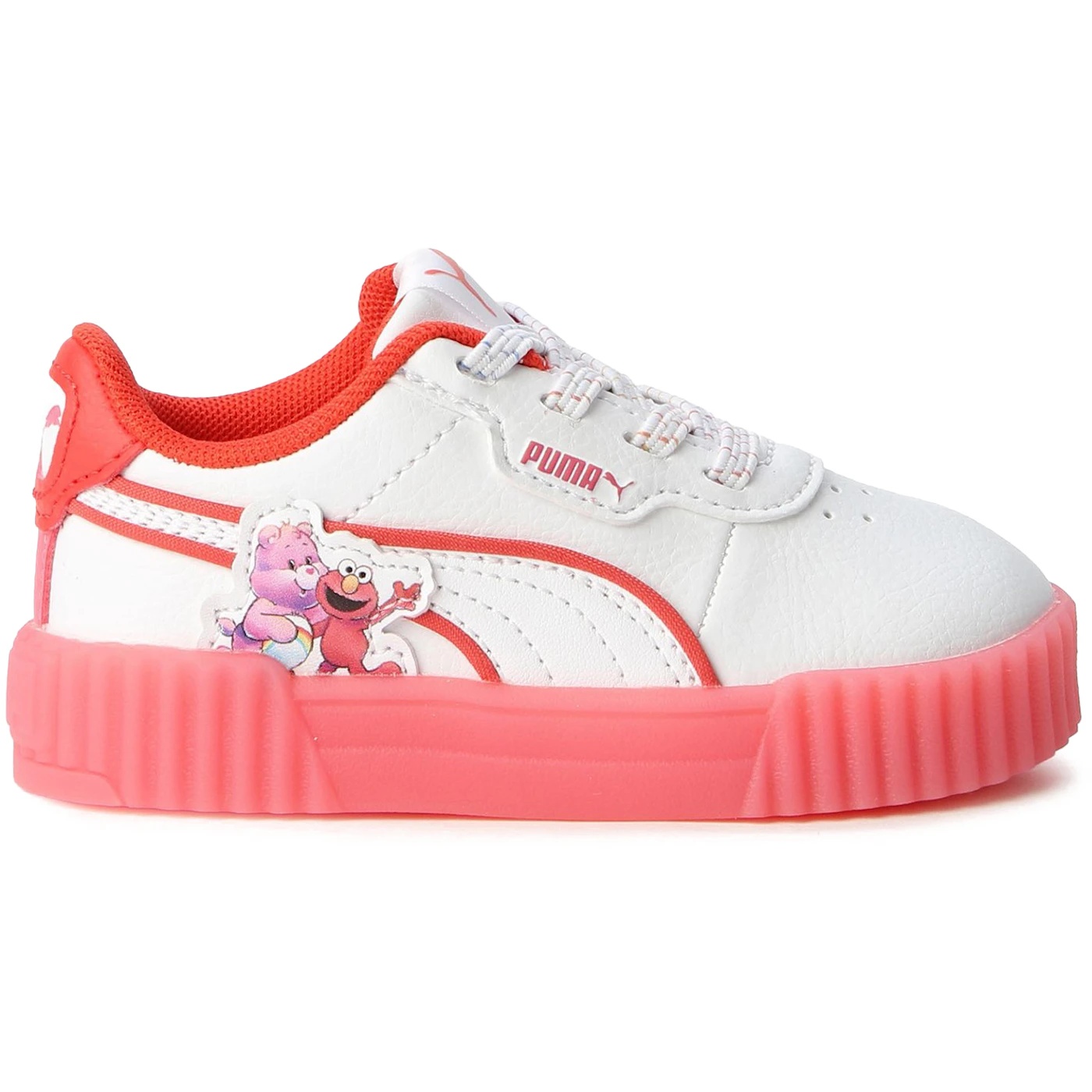 Puma Carina 3.0 Care Bears x Sesame Street White Active Red (TD) 2 Puma Carina 30 Care Bears x Sesame Street White Active Red TD 6