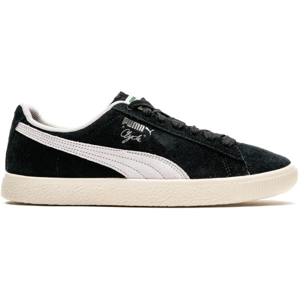 Puma Clyde Hairy Suede Puma Black Frosted Ivory