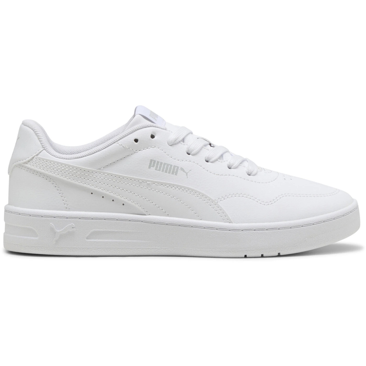 Puma Court Lally White Cool Light Grey (Womens) 2 Puma Court Lally White Cool Light Grey Womens 2