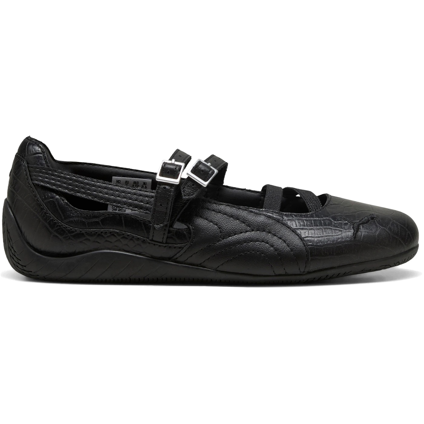 Puma Speedcat Ballet Croc Print Black (Womens) 1 Puma Speedcat Ballet Croc Print Black Womens 1