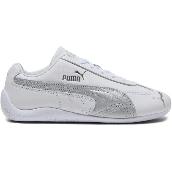 Puma Speedcat Leather White Silver (Womens)