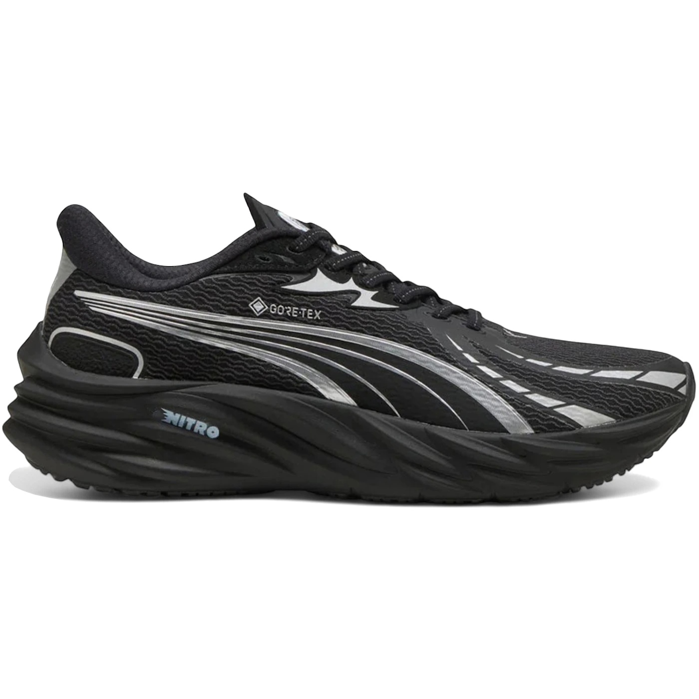 Puma Velocity Nitro 4 Gore-Tex Black Silver 2 Puma Velocity Nitro 4 Gore-Tex Black Silver