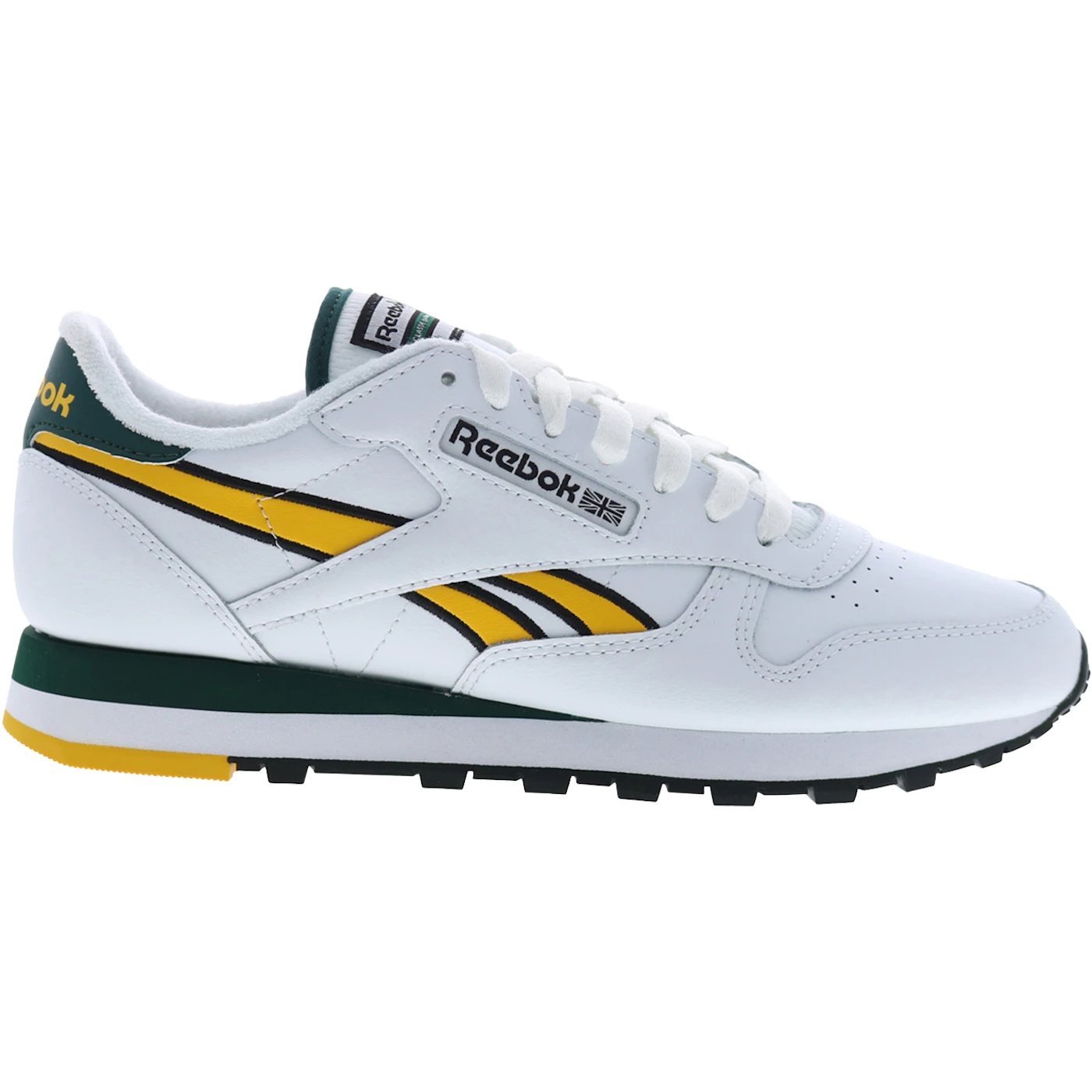 Reebok Classic Leather Fierce Gold Collegiate Green 3 Reebok Classic Leather Fierce Gold Collegiate Green