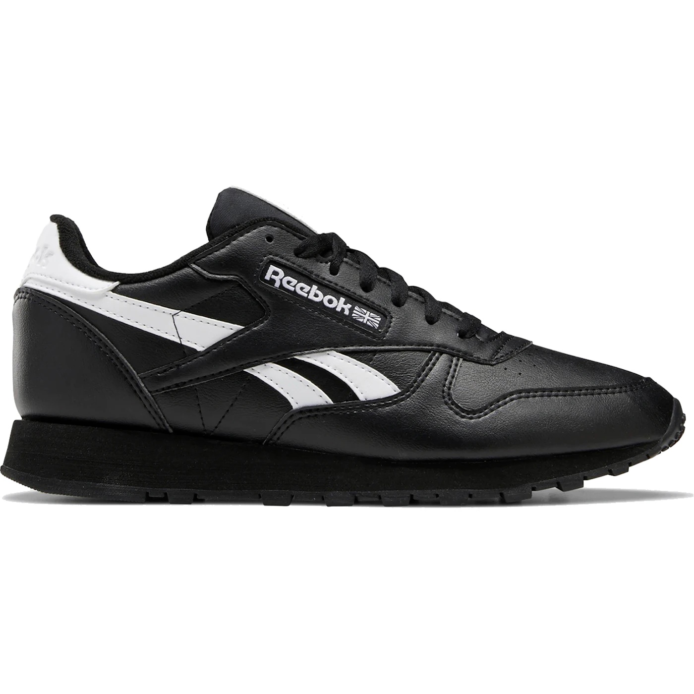 Reebok Classic Leather Vegan Black White 2 Reebok Classic Leather Vegan Black White 1