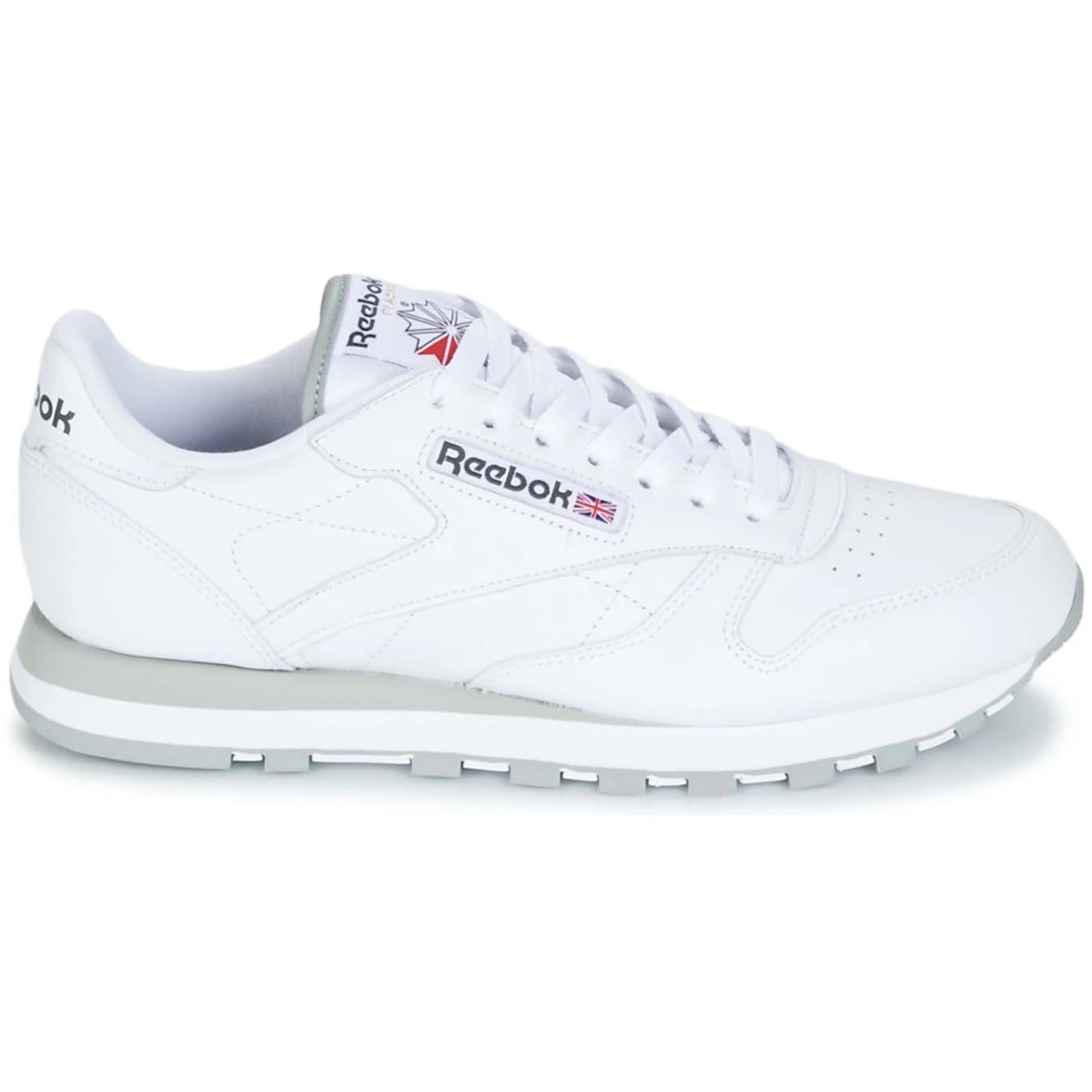 Reebok Classic Leather White Grey 3
