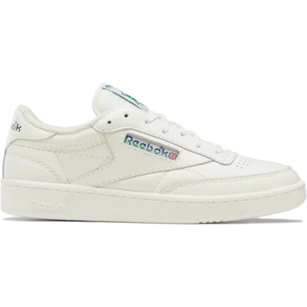 Reebok Club C 85 Chalk Cobalt Glen Green Logo