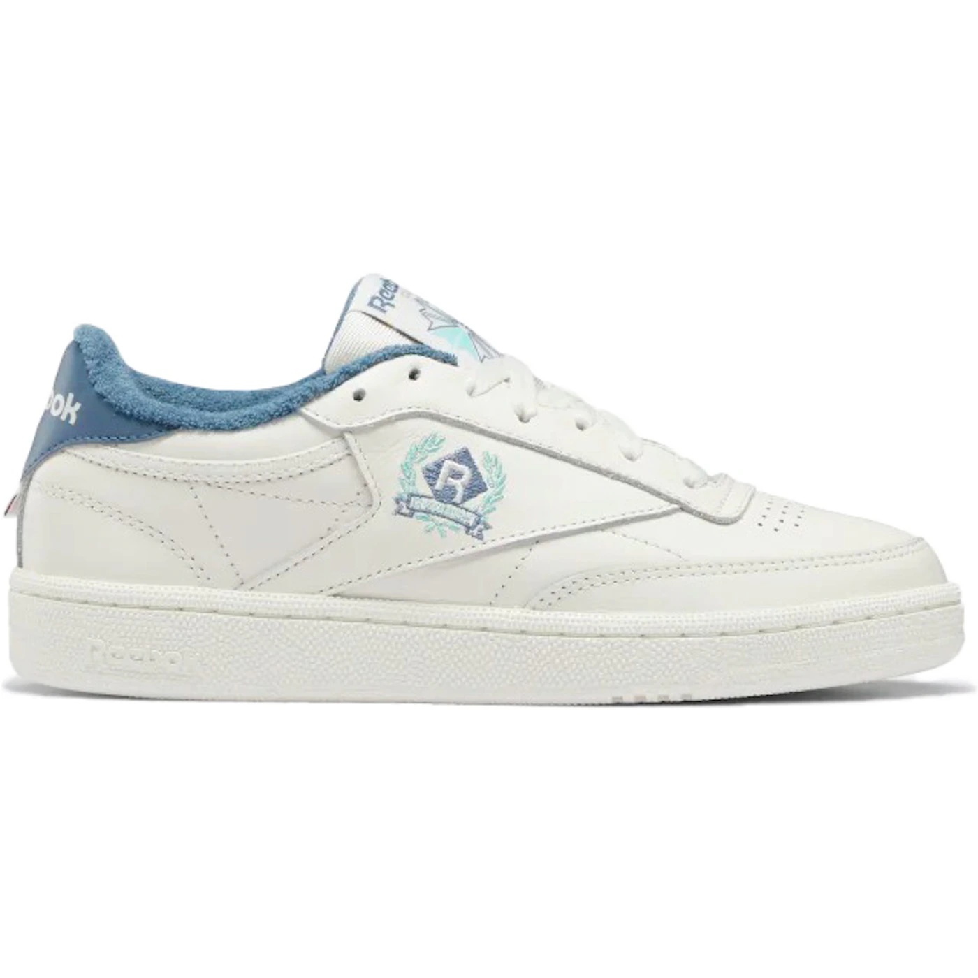 Reebok Club C 85 Chalk Slate Blue (Womens) 2 Reebok Club C 85 Chalk Slate Blue Womens 1