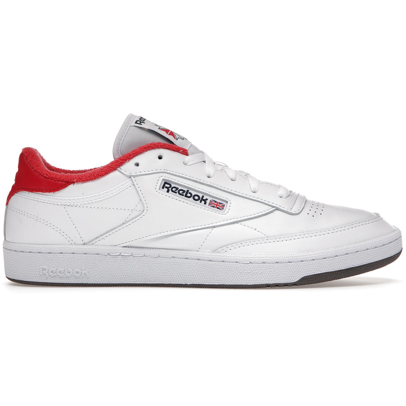 Reebok Club C 85 Eric Emanuel White Red 1 Reebok Club C 85 Eric Emanuel White Red