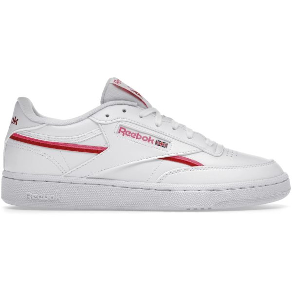 Reebok Club C 85 Vegan White Atomic Pink (Womens)