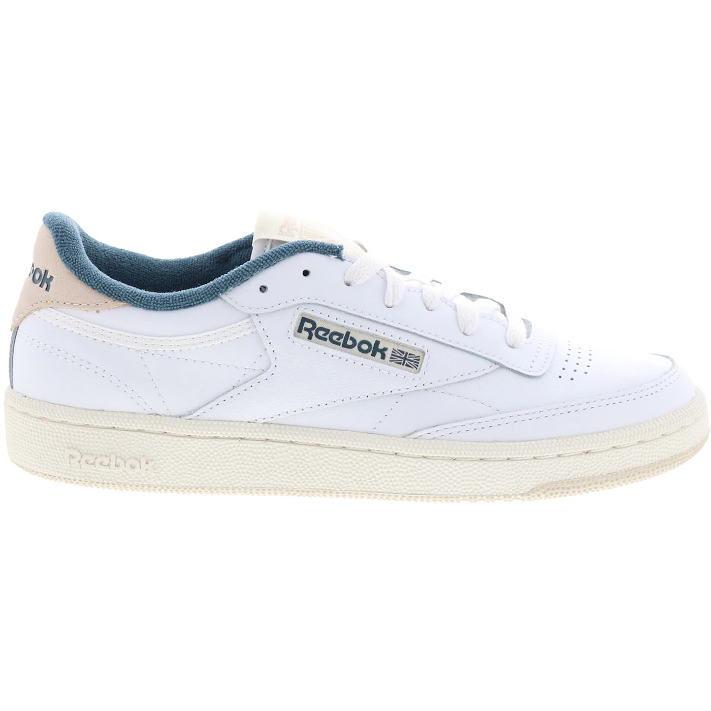 Reebok Club C 85 White Hoops Blue (Womens) 3 Reebok Club C 85 White Hoops Blue (Womens)