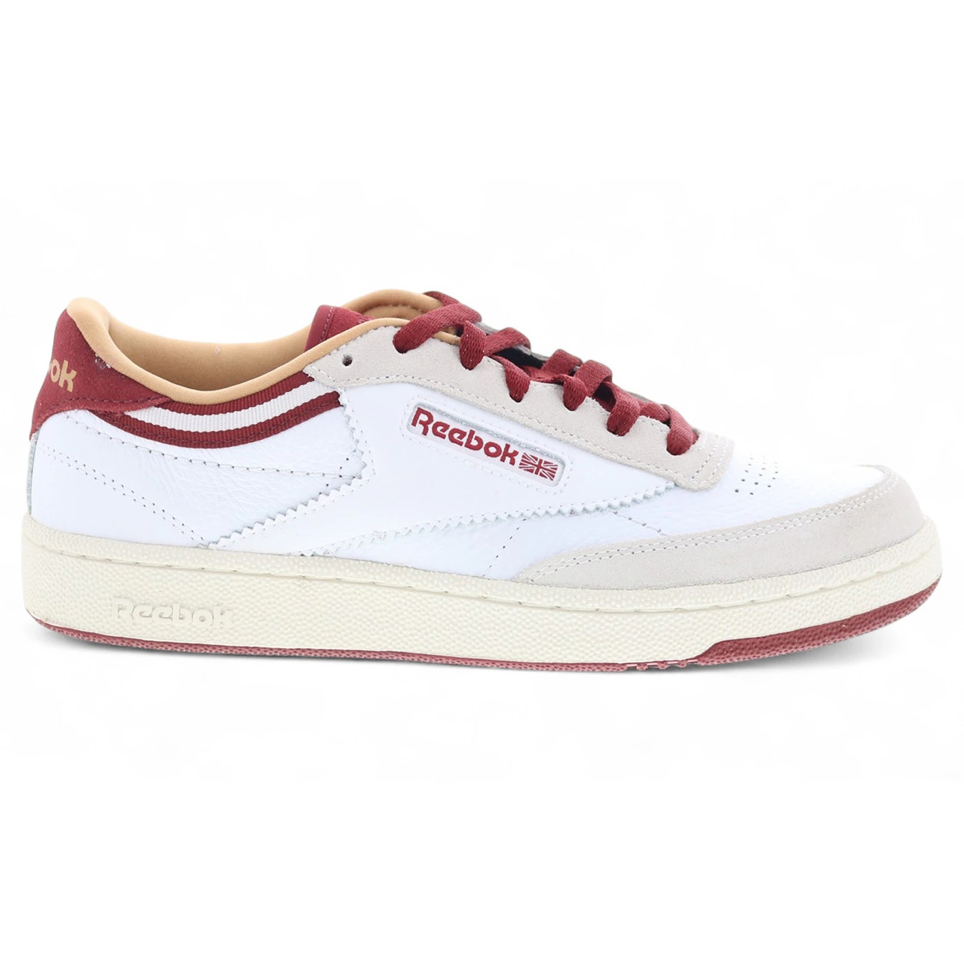 Reebok Club C 85 White Retro Red Chalk 1 Reebok Club C 85 White Retro Red Chalk 1