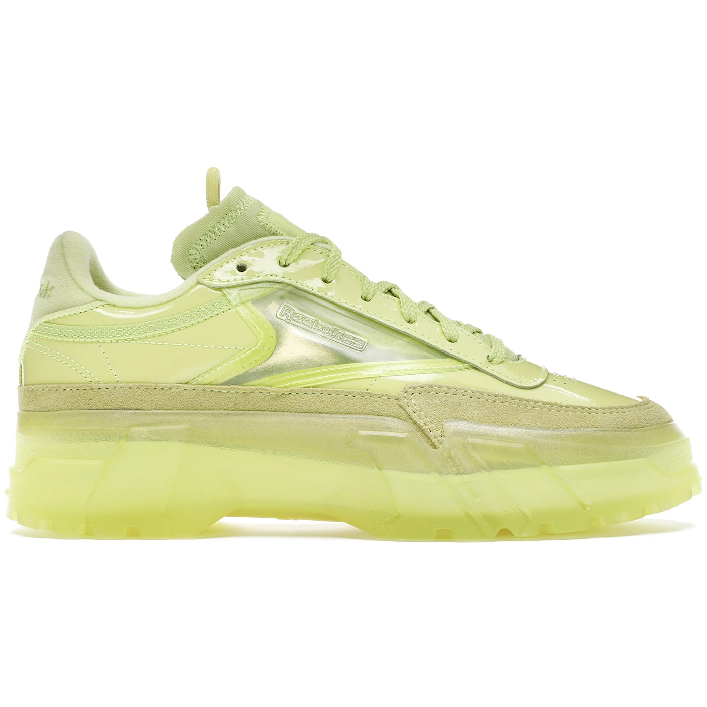 Reebok Club C Cardi High Vis Green (Womens) 1 Reebok Club C Cardi High Vis Green Womens 3