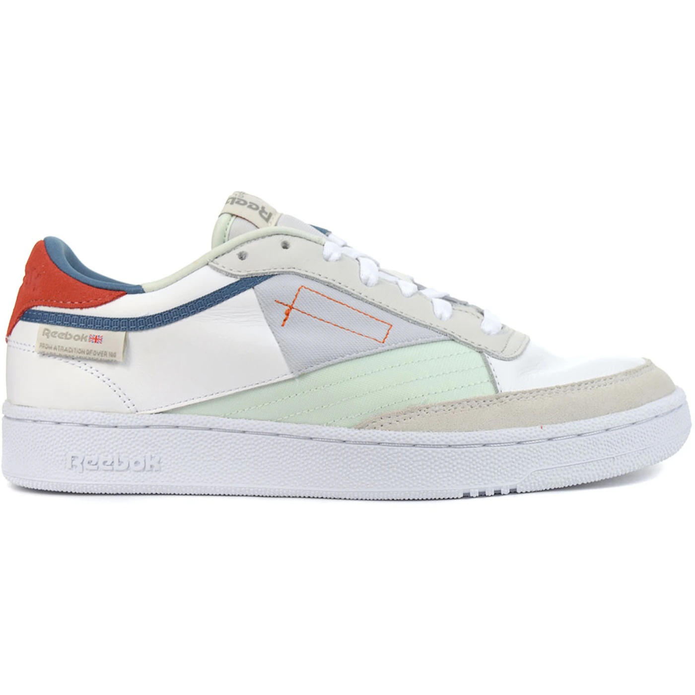 Reebok Club C Inside Out White Red Blue 1 Reebok Club C Inside Out White Red Blue 1