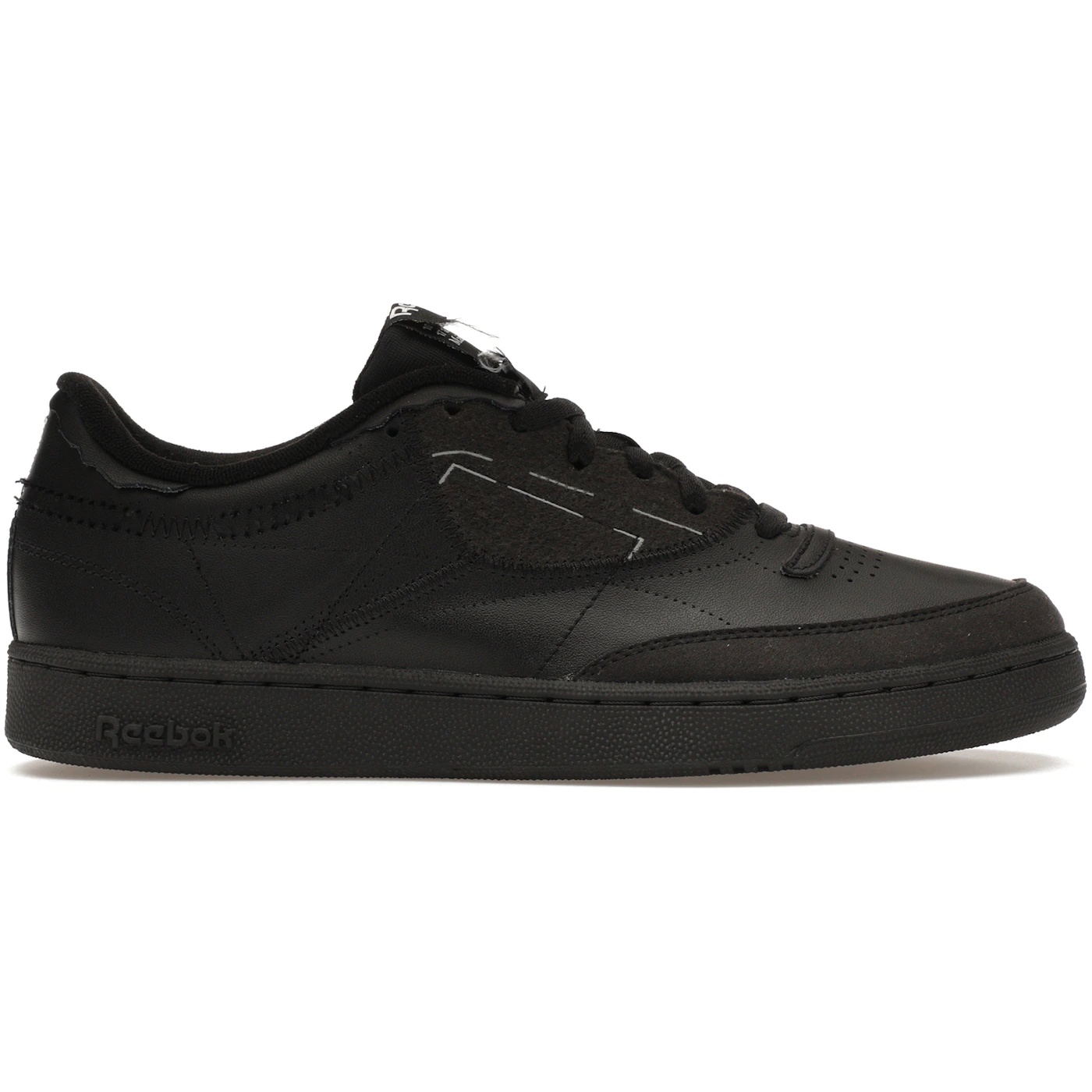 Reebok Club C Maison Margiela Memory Of Black 1 Reebok Club C Maison Margiela Memory Of Black
