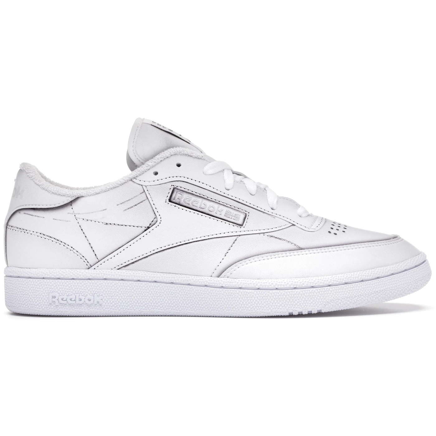 Reebok Club C Maison Margiela White 3 Reebok Club C Maison Margiela White