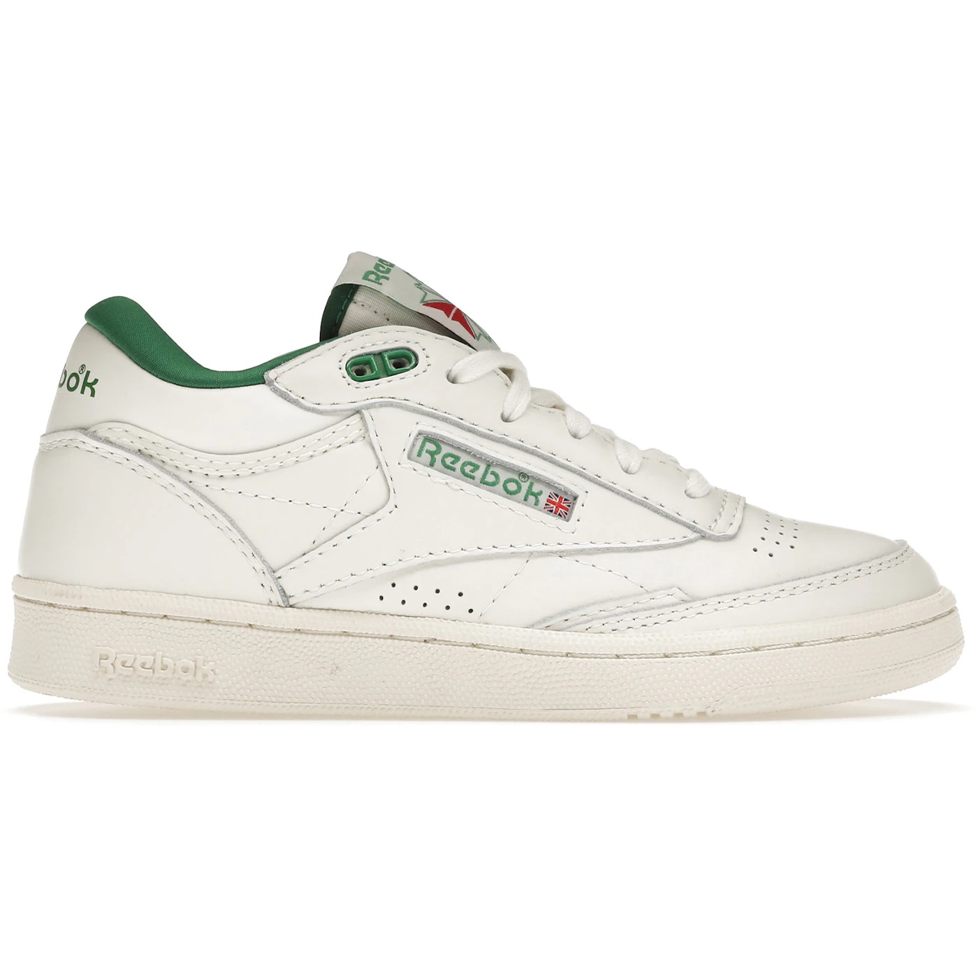 Reebok Club C Mid II Chalk Classic Green 1 Reebok Club C Mid II Chalk Classic Green 3