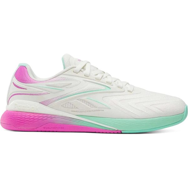 Reebok Nano X5 Edge Chalk Virtual Pink Aqua (Womens)