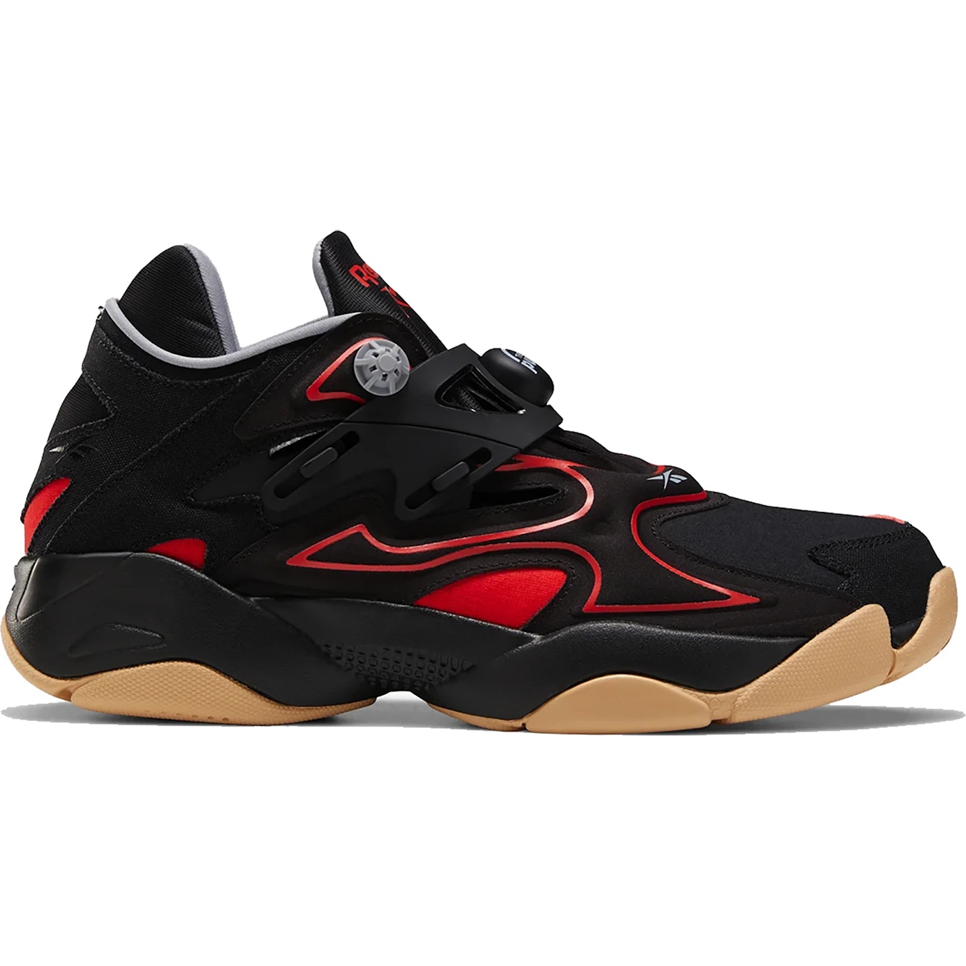 Reebok Pump Court Black Red Gum 3 Reebok Pump Court Black Red Gum