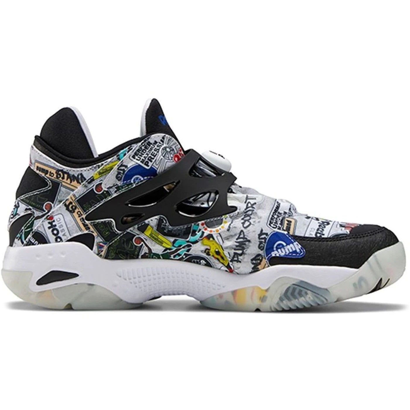Reebok Pump Court Sticker City White Black 1 Reebok Pump Court Sticker City White Black 3