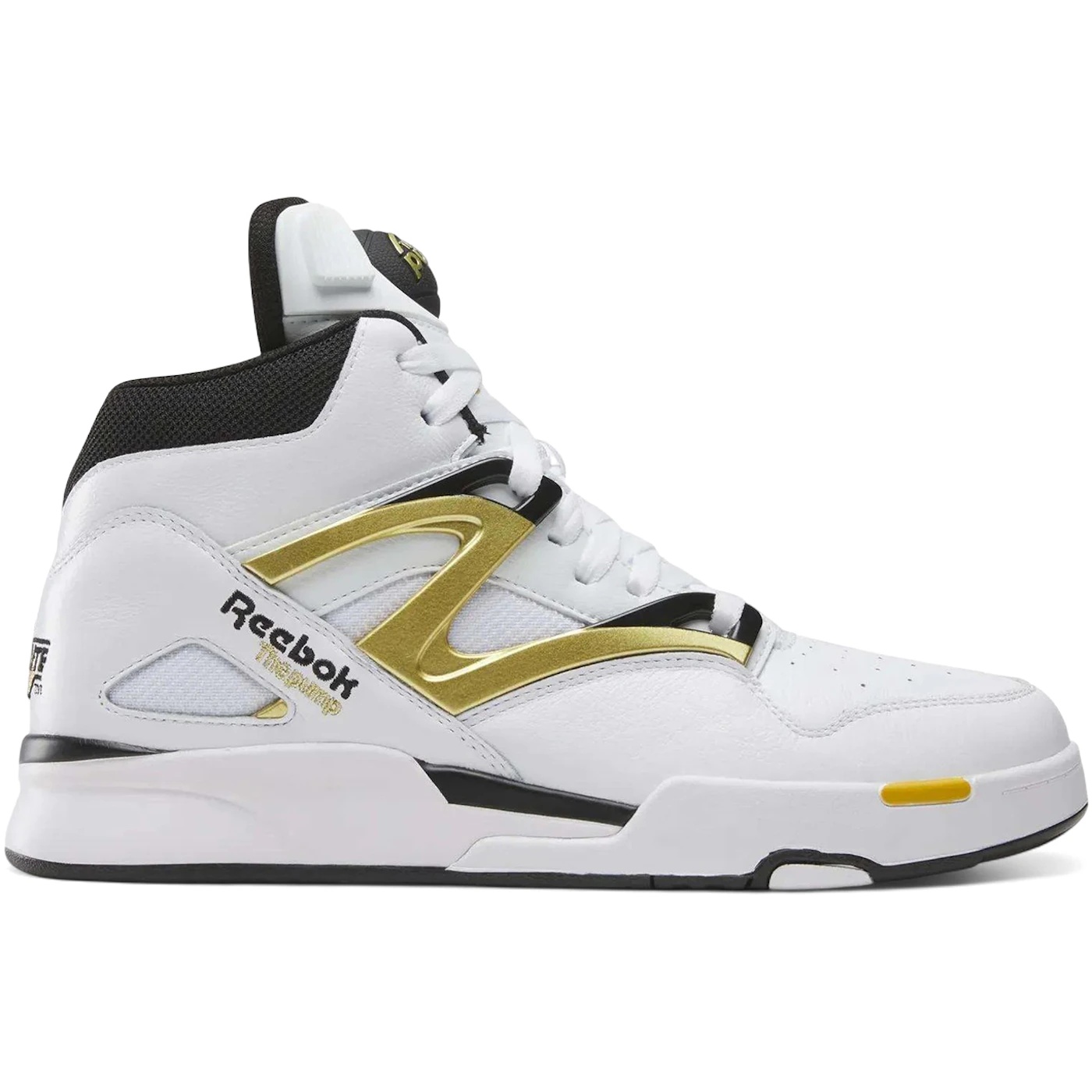 Reebok Pump Omni Zone II Retro White Black Gold 1 Reebok Pump Omni Zone II Retro White Black Gold 2