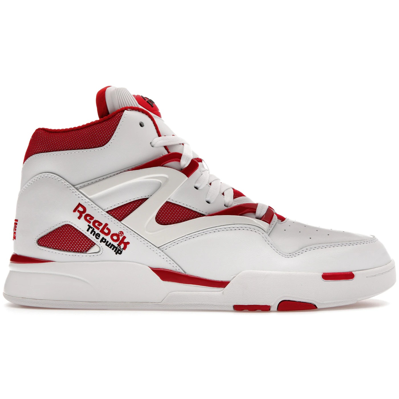 Reebok Pump Omni Zone II White Vector Red 2 Reebok Pump Omni Zone II White Vector Red 2