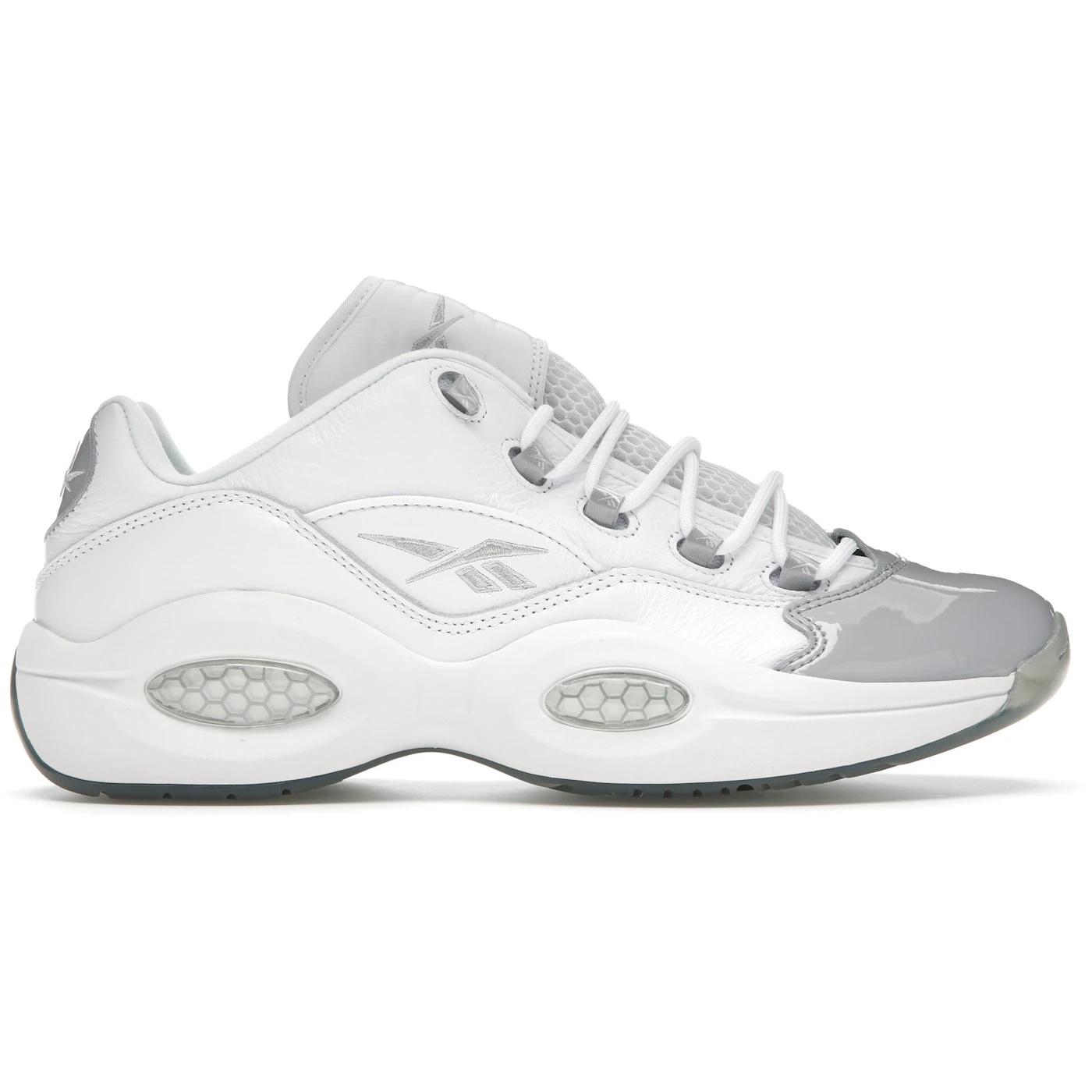 Reebok Question Low Grey Toe 1 Reebok Question Low Grey Toe 2