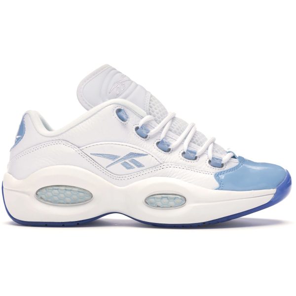 Reebok Question Low Patent Toe Carolina Blue