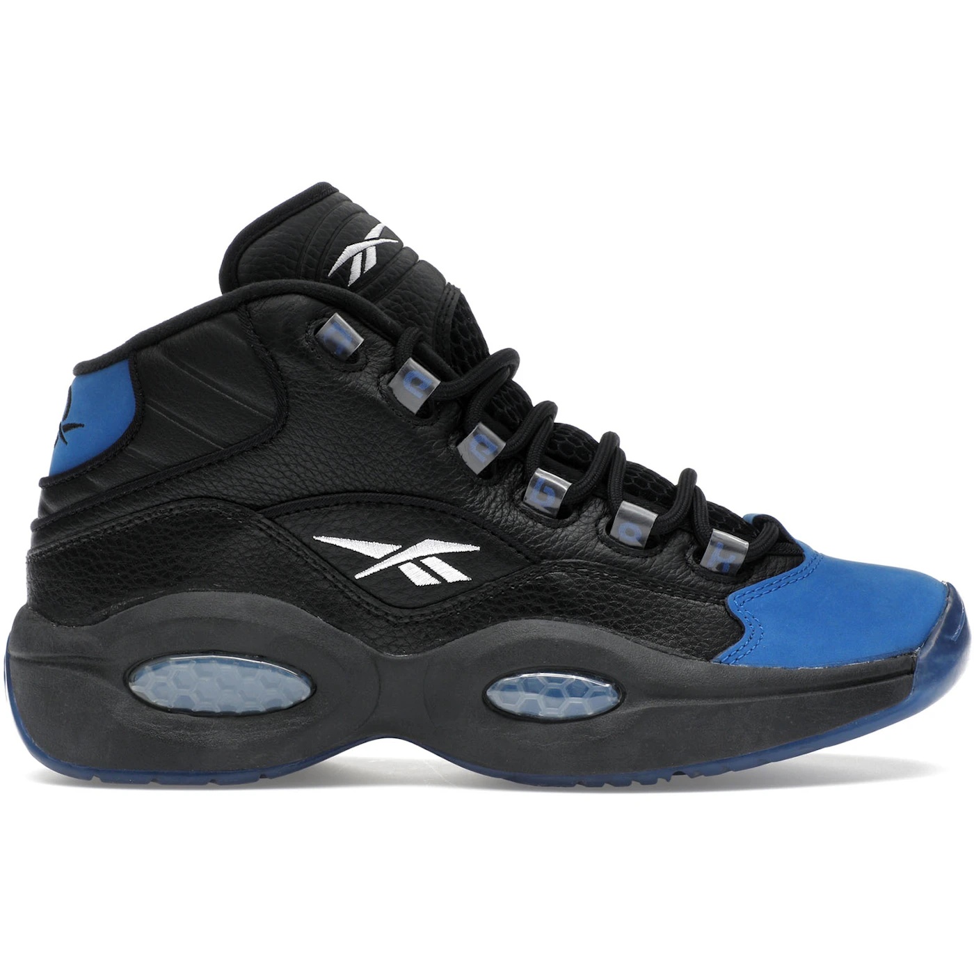 Reebok Question Mid Black and Blue 1
