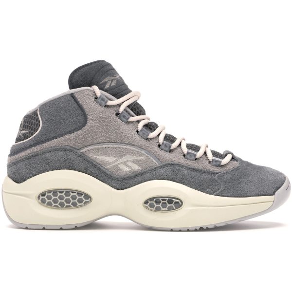 Reebok Question Mid Grey Suede