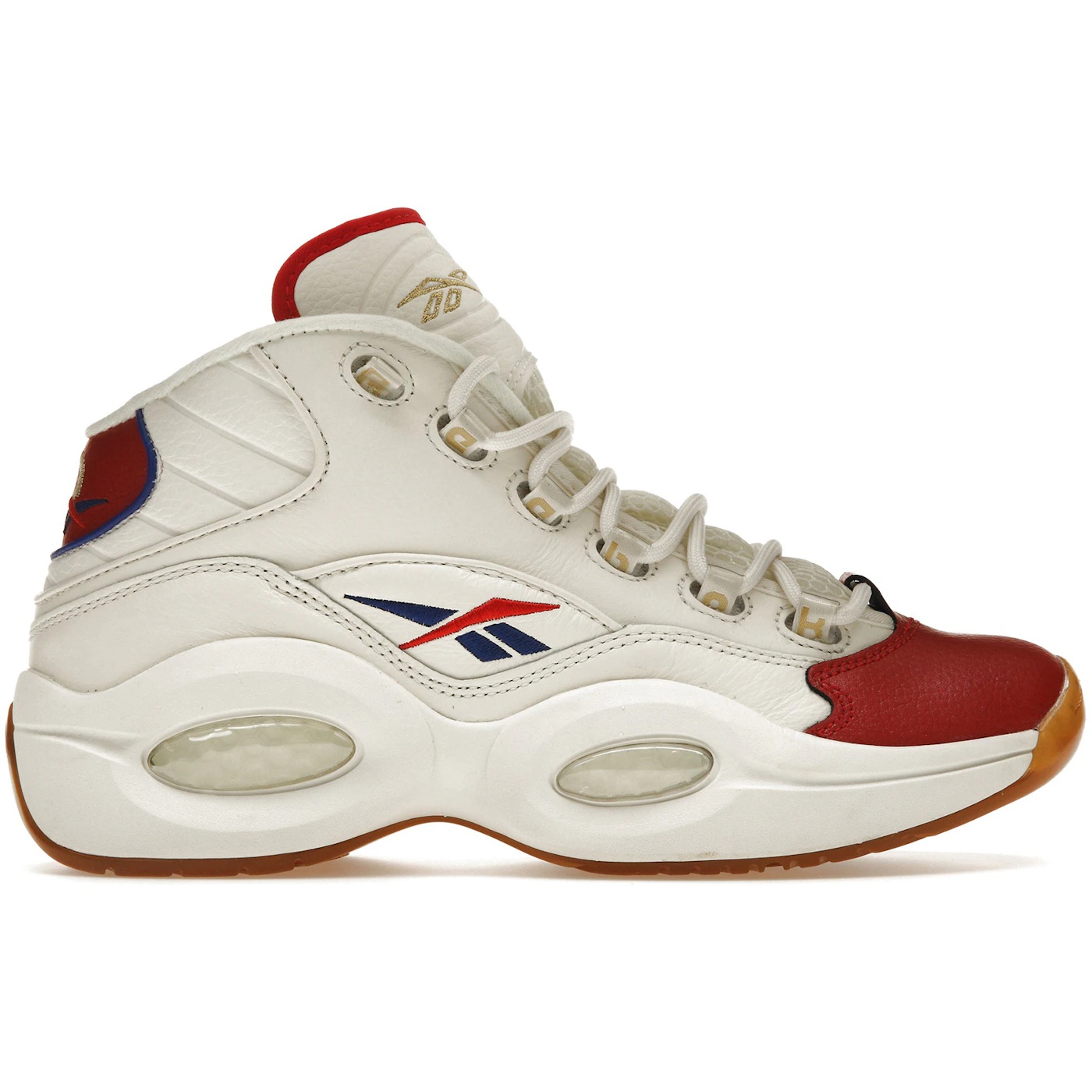 Reebok Question Mid White Red Blue 1 Reebok Question Mid White Red Blue 3
