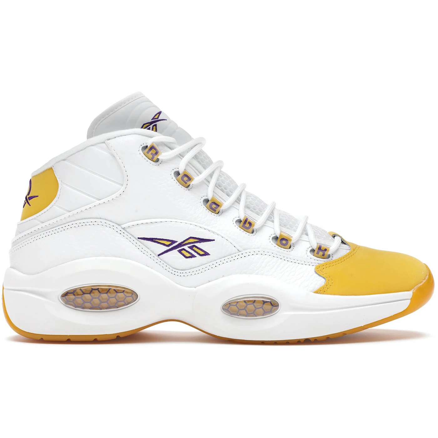 Reebok Question Mid Yellow Toe (Shoe Palace Special Box) 3 Reebok Question Mid Yellow Toe (Shoe Palace Special Box)