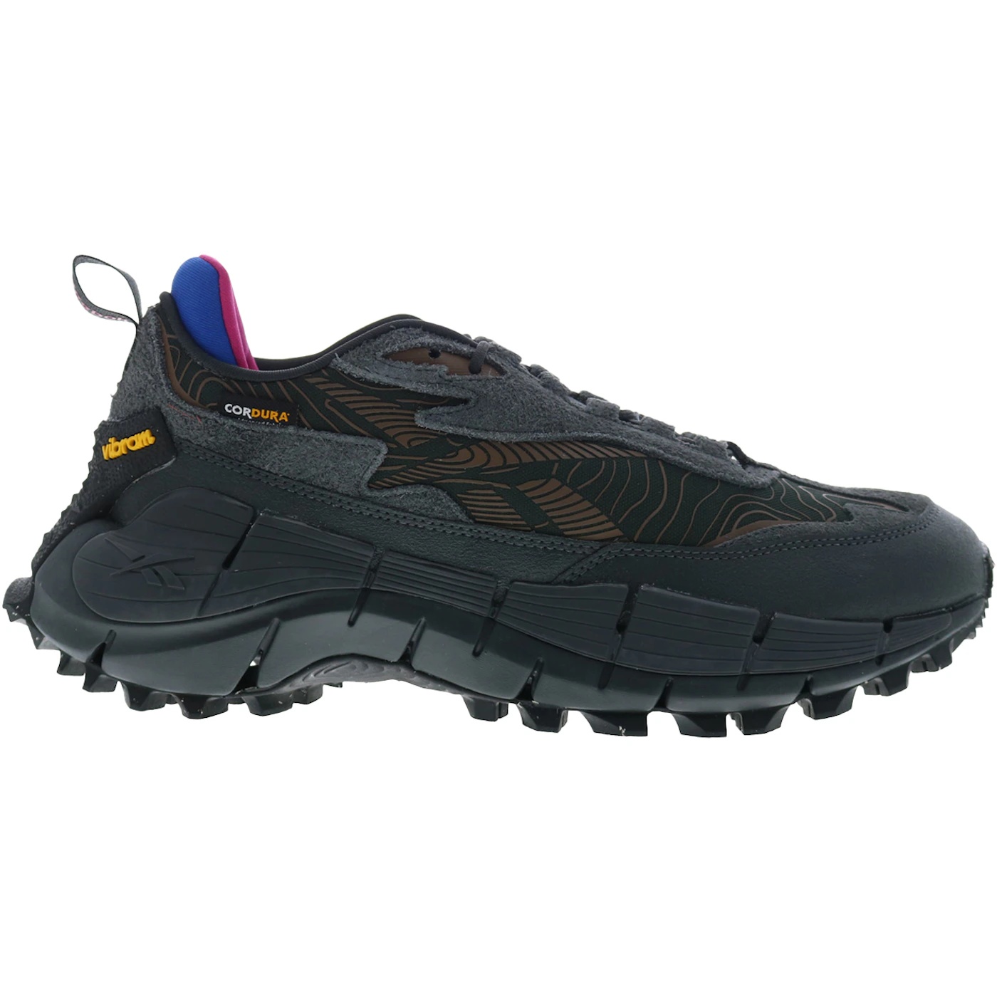 Reebok Zig Kinetica 25 Edge Pure Grey Collegiate Brown 1