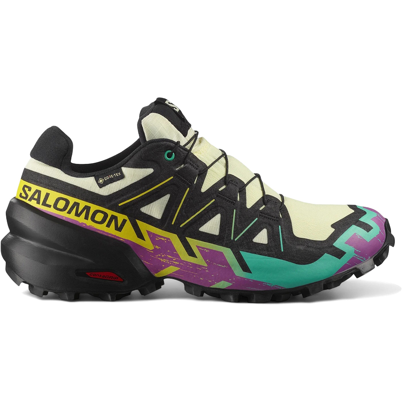 Salomon Speedcross 6 Gore-Tex Transparent Yellow Waterfall (Womens) 3 Salomon Speedcross 6 Gore-Tex Transparent Yellow Waterfall (Womens)
