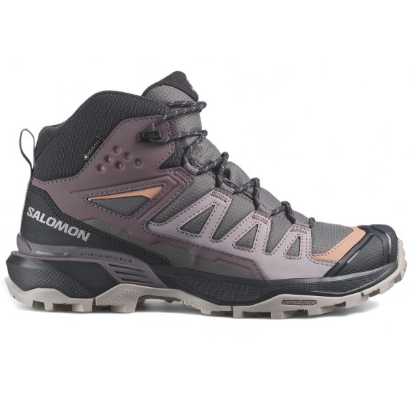 Salomon X Ultra 360 Mid Gore-Tex Plum Kitten Phantom Cork (Womens)
