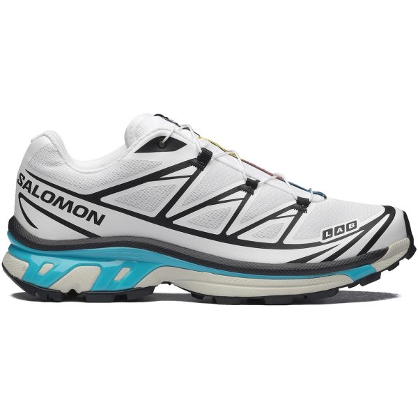 Salomon XT-6 Black White Blue Curacao