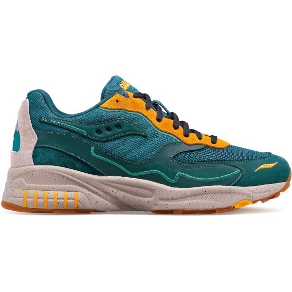 Saucony 3D Grid Hurricane Premium Green Orange