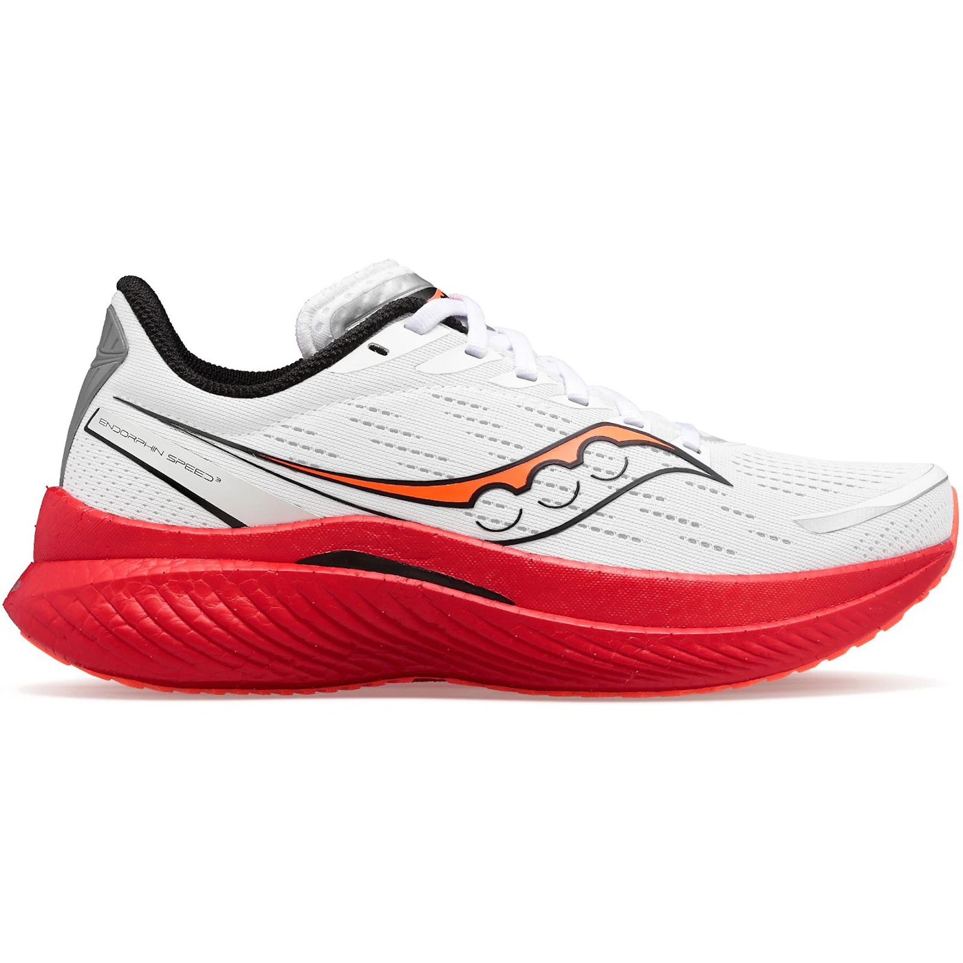 Saucony Endorphin Speed 3 White Black Red (Womens) 3 Saucony Endorphin Speed 3 White Black Red (Womens)