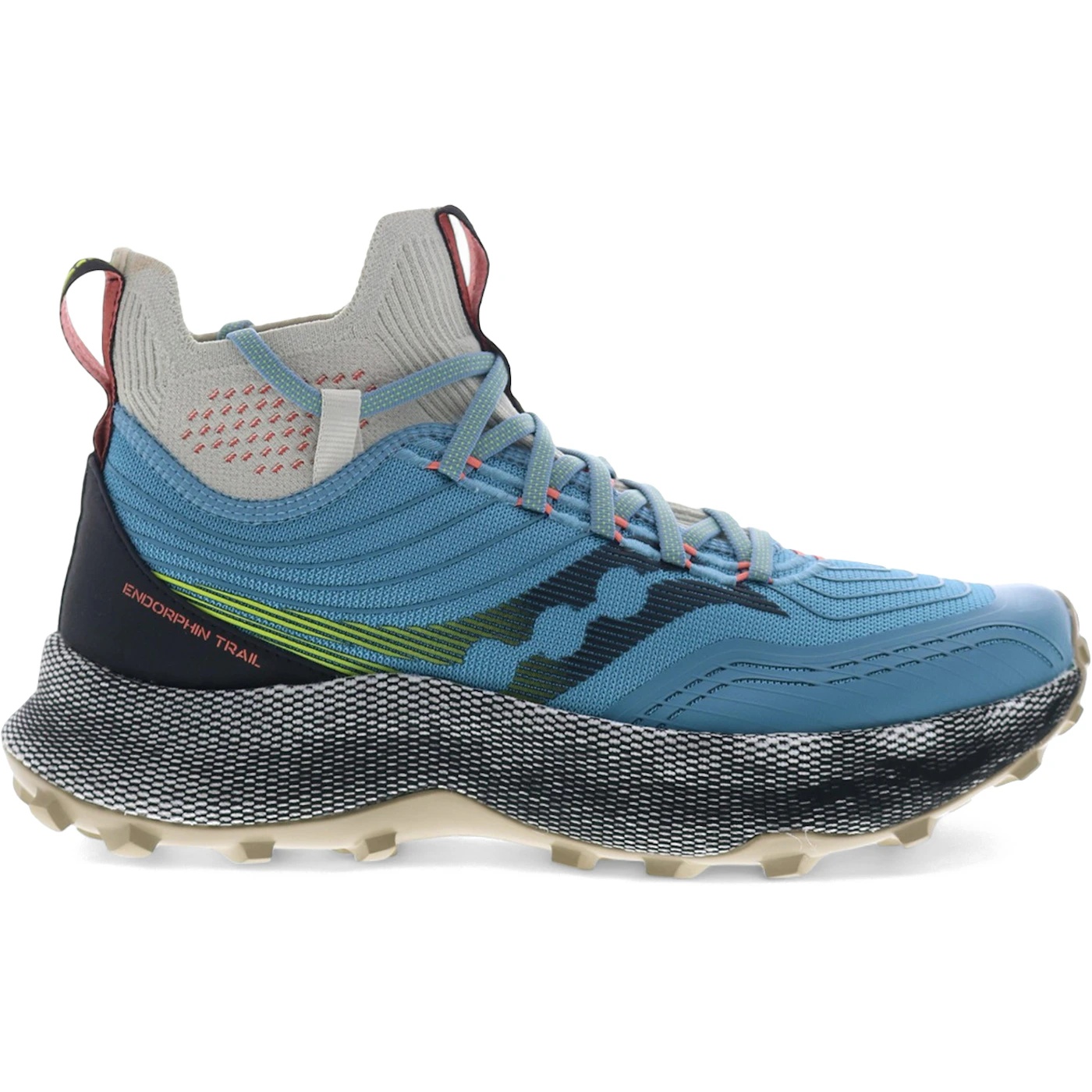 Saucony Endorphin Trail Mid Slate Blue (Womens) 2 Saucony Endorphin Trail Mid Slate Blue Womens 1