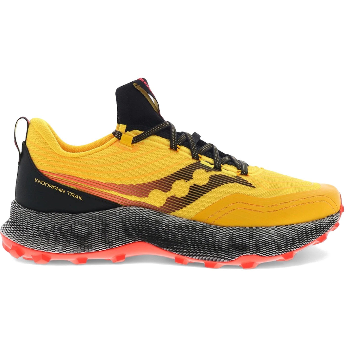 Saucony Endorphin Trail ViZiGold ViZiRed Yellow 1 Saucony Endorphin Trail ViZiGold ViZiRed Yellow 2