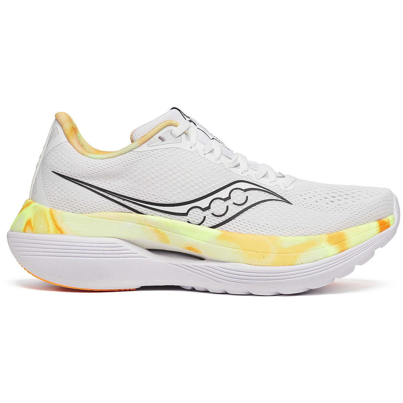 Saucony Endorphin Trainer White Black Yellow Orange 2 Saucony Endorphin Trainer White Black Yellow Orange 1