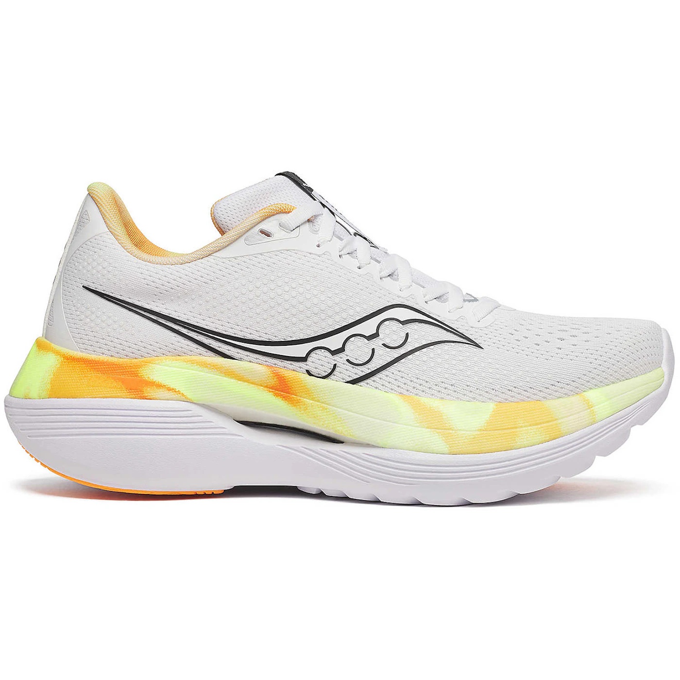 Saucony Endorphin Trainer White Black Yellow Orange (Womens) 2 Saucony Endorphin Trainer White Black Yellow Orange Womens 2