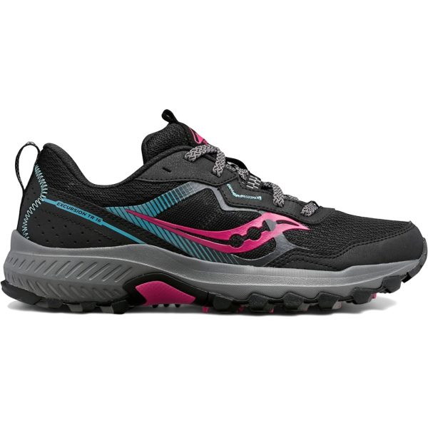 Saucony Excursion TR16 Black Fuchsia (Womens)