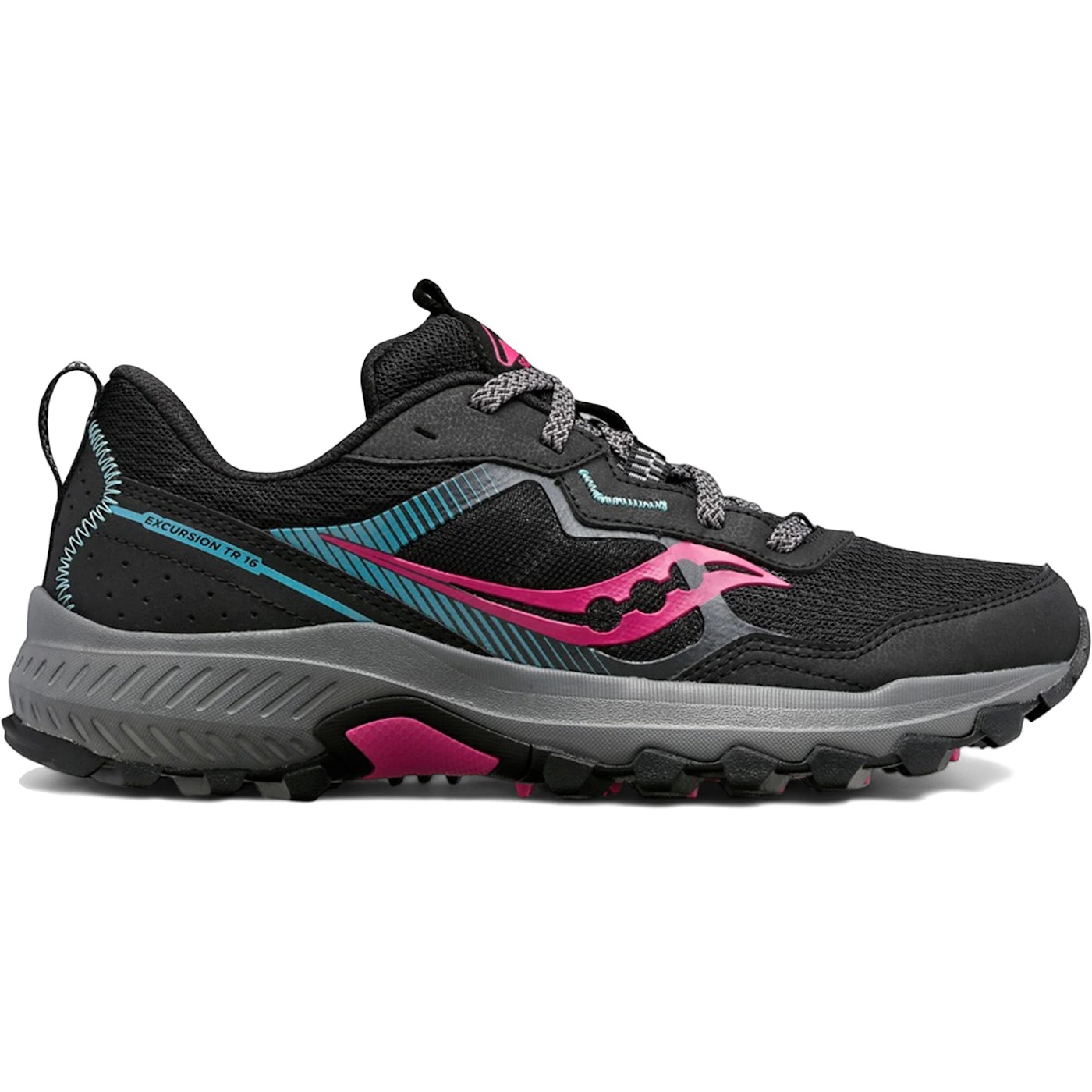 Saucony Excursion TR16 Black Fuchsia (Womens) 1 Saucony Excursion TR16 Black Fuchsia Womens 2